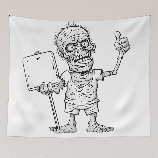 Item preview, Thumbs Up Thumbs Up Zombie Sign designed and sold by Structure-Blue.
