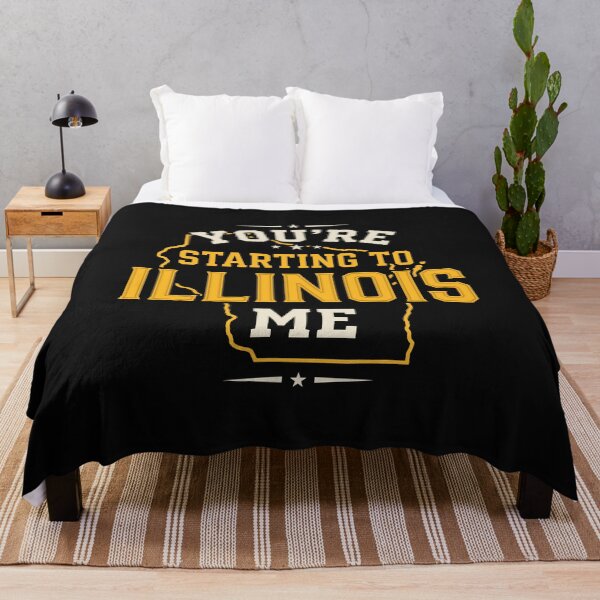 Item preview, You're Starting to Illinois Me Funny Wisconsin Map designed and sold by Designart68.