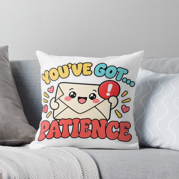 Artikelvorschau, Youve Got Patience - Retro Email Humor entworfen und verkauft von victorsuarez.