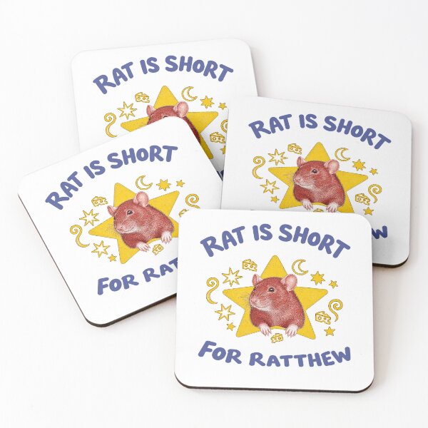 Item preview, Rat is Short For Ratthew Funny Saying designed and sold by PatternFariss.