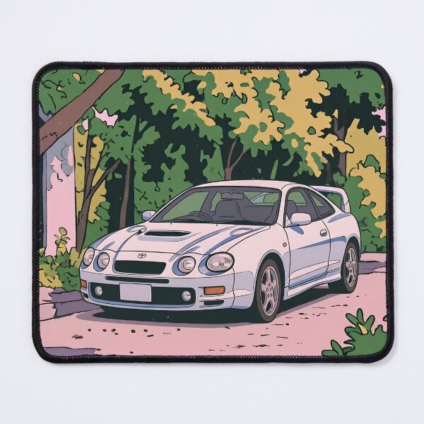 Item preview, Toyota Celica GT Four ST205 Retro Anime Aesthetic Rally JDM Car Art designed and sold by Motorline44.