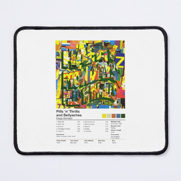 Item preview, Happy Mondays - Pills 'n' Thrills and Bellyaches (Album Poster) designed and sold by curseofkazar.