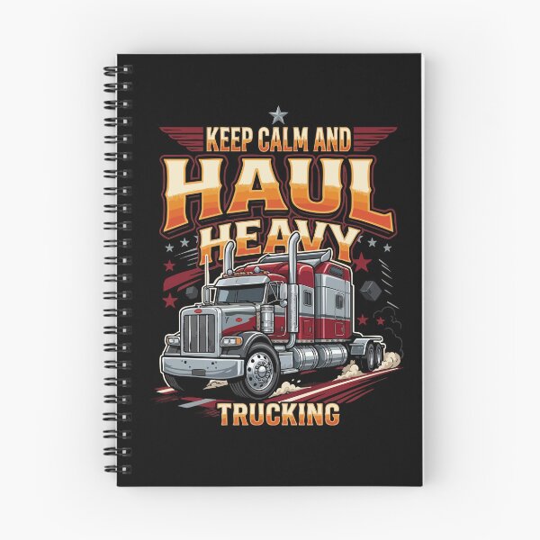Item preview, Keep Calm Haul Heavy Trucking Semi Driver Long Haul designed and sold by YASSINE HZ.