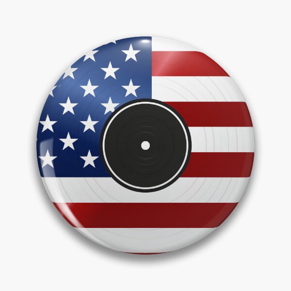 Item preview, American Flag Vinyl Record - Patriotic Music Lover designed and sold by Marshallamoakohene.