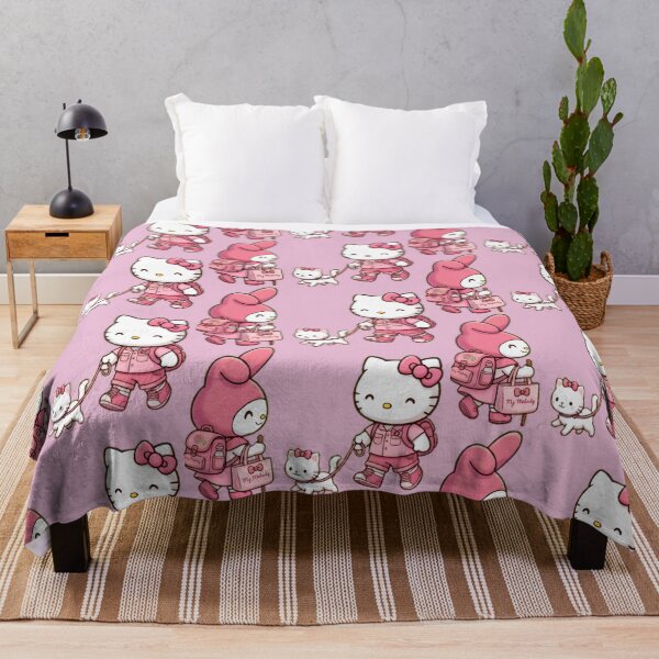 Item preview, Hello Kitty Out For A Walk with Cat designed and sold by myfavoritegifts.