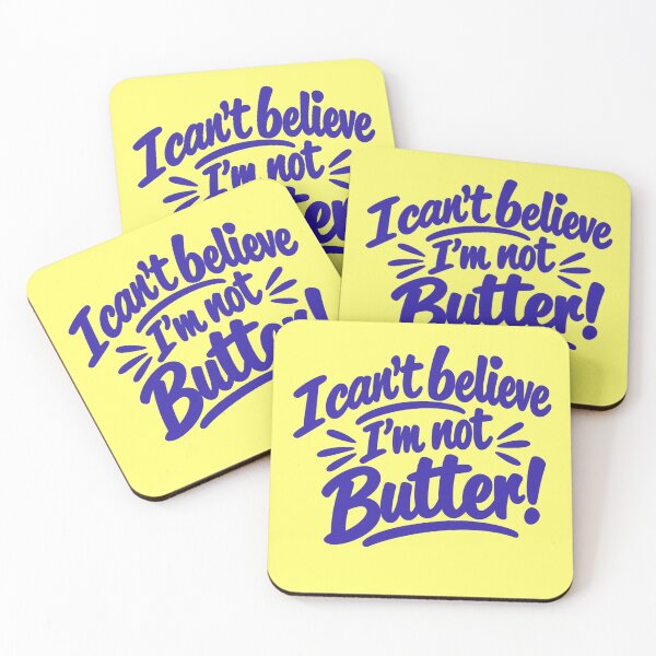 Item preview, I Can't Believe I'm Not Butter T-Shirt designed and sold by Artovista Vision.