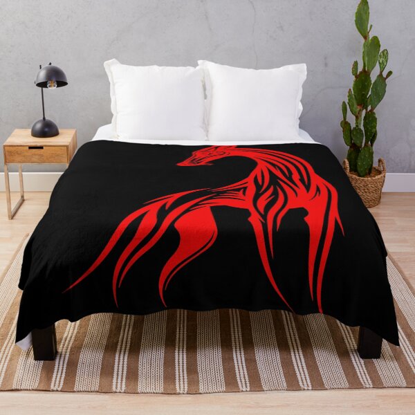 Item preview, Red Greyhound Tribal Art Silhouette designed and sold by ClubVacay.