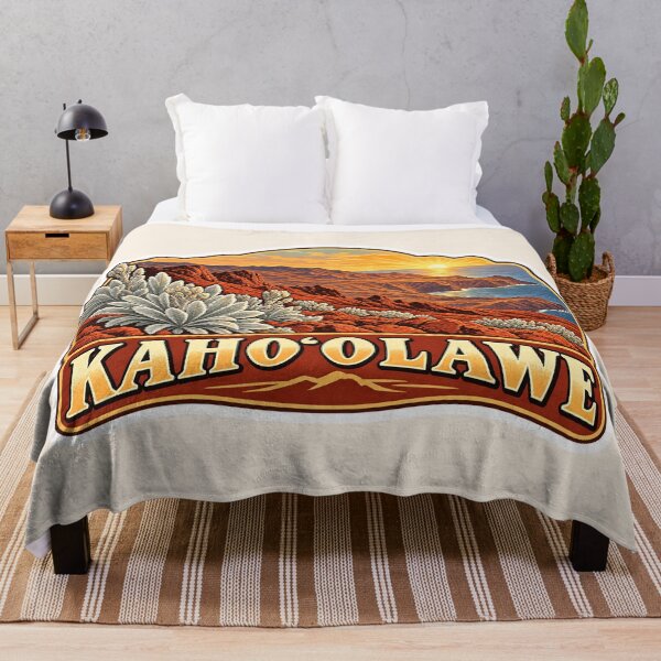 Item preview, Kahoolawe Hawaii Island Sunset Travel designed and sold by Small Kine Prints.