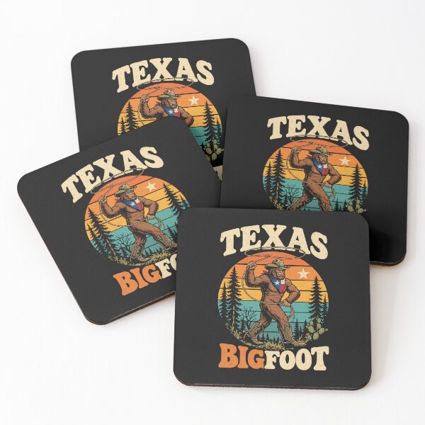 Item preview, Vintage Texas Bigfoot Cowboy Lasso Retro Sunset Design    designed and sold by Designart68.