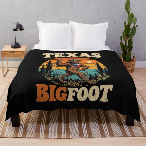 Item preview, Vintage Texas Bigfoot Cowboy Lasso Retro Sunset Design designed and sold by Designart68.