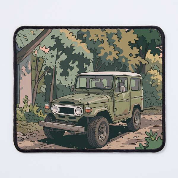 Item preview, Toyota Land Cruiser FJ40 Retro Anime Aesthetic Off Road 4x4 Art designed and sold by Motorline44.
