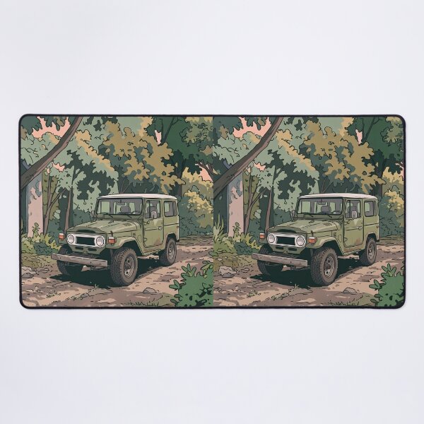 Item preview, Toyota Land Cruiser FJ40 Retro Anime Aesthetic Off Road 4x4 Art designed and sold by Motorline44.