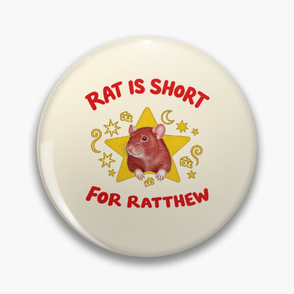 Item preview, Rat es la abreviatura de Ratthew. designed and sold by PatternFariss.