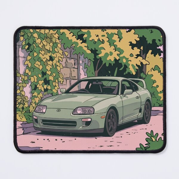 Item preview, Toyota Supra MK4 A80 Retro Anime Aesthetic Legend JDM Car Art designed and sold by Motorline44.