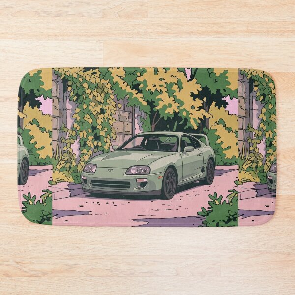 Item preview, Toyota Supra MK4 A80 Retro Anime Aesthetic Legend JDM Car Art designed and sold by Motorline44.