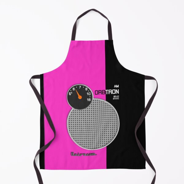 Aperçu de l'œuvre Radio à transistors Orbtron des années 70, rose fuchsia créée et vendue par ubiquitoid.