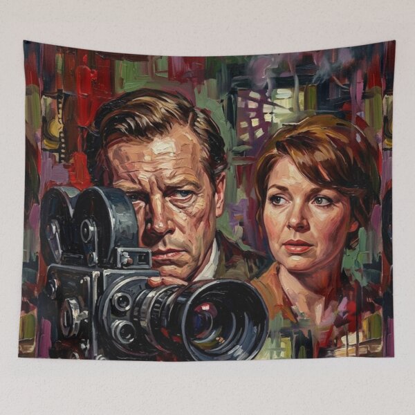 Item preview, Peeping Tom Psychological Thriller Fine Art Tribute designed and sold by Art's Diner.