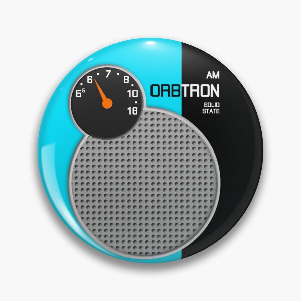 Item preview, Transistor Radio - 70s Orbtron in Sky Blue designed and sold by ubiquitoid.