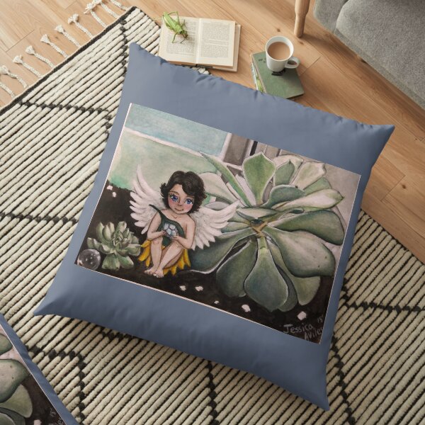 Fairy Garden Floor Pillow