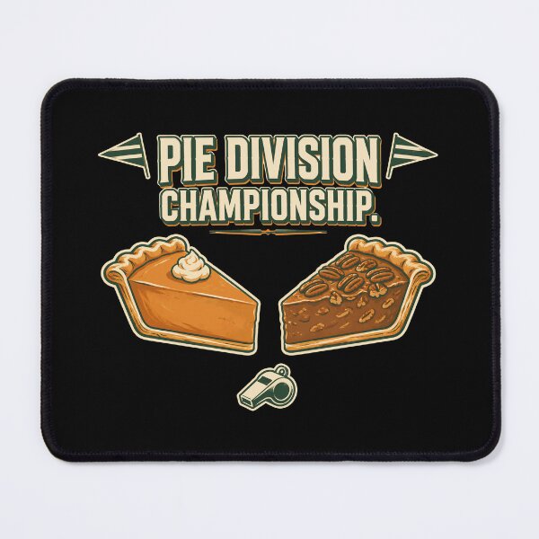 Item preview, Pie Division Championship – Mid-Century Thanksgiving Dessert Humor designed and sold by Uglyandcute.