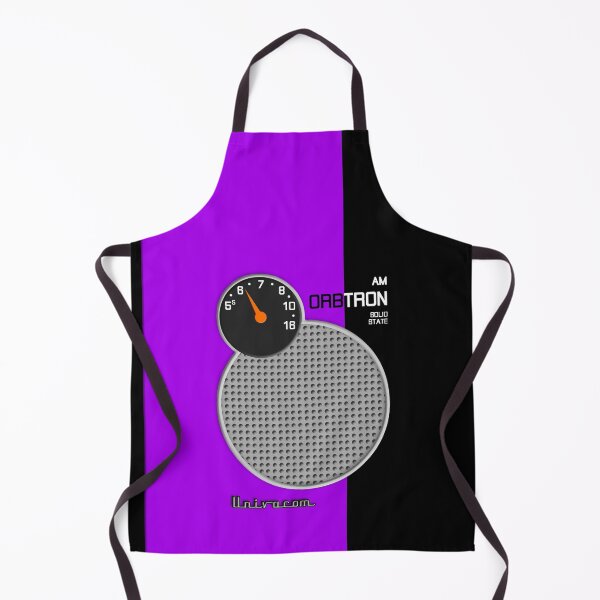 Aperçu de l'œuvre Radio à transistors Orbtron des années 70, couleur violet vif créée et vendue par ubiquitoid.