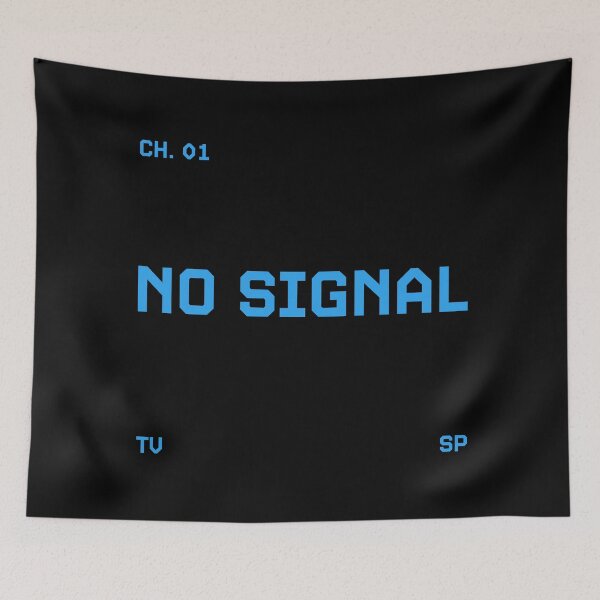 Item preview, NO SIGNAL Retro designed and sold by Pop Culture Shirts.