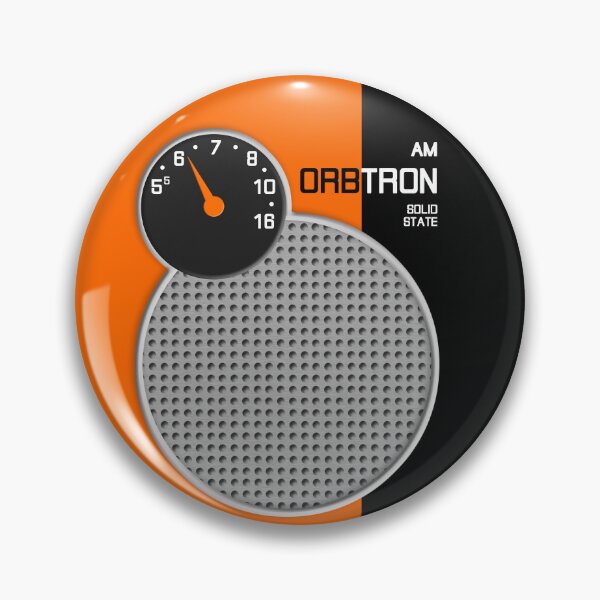Item preview, Transistor Radio - 70s Orbtron in Hazard Orange designed and sold by ubiquitoid.