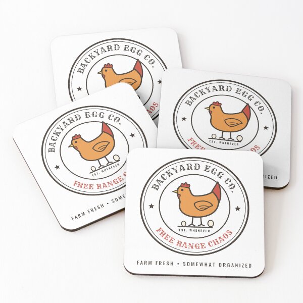 Item preview, Backyard Egg Co Free Range Chaos Chicken designed and sold by CataRedBubble.