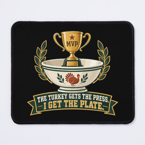 Item preview, The Side Dish MVP – Minimal Thanksgiving Food Award designed and sold by Uglyandcute.