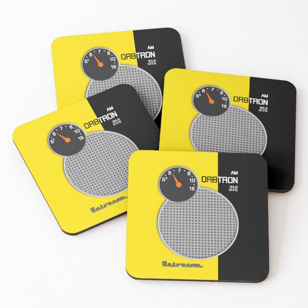 Item preview, Transistor Radio - 70s Orbtron in Flame Yellow designed and sold by ubiquitoid.
