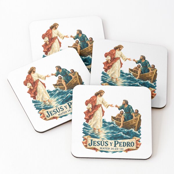 Item preview, Jesus walks on water calling Peter designed and sold by danart7.