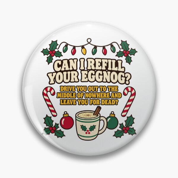 Item preview, Can I Refill Your Eggnog Christmas designed and sold by CerealBoxInk.