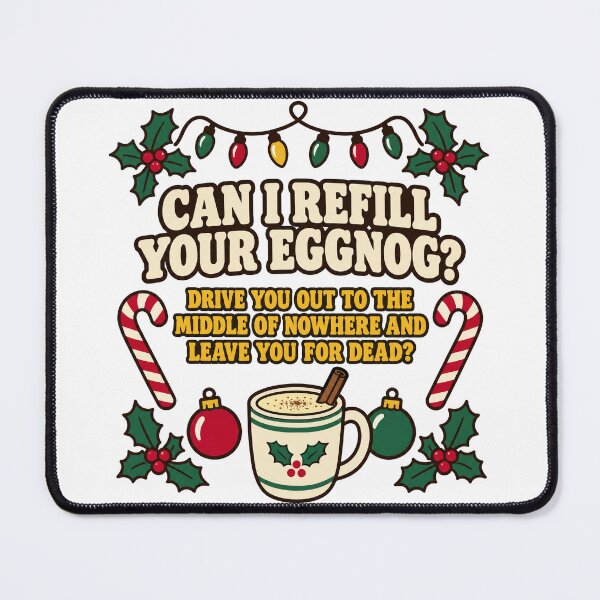 Item preview, Can I Refill Your Eggnog Christmas designed and sold by CerealBoxInk.