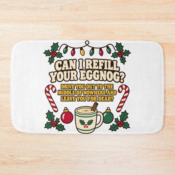 Item preview, Can I Refill Your Eggnog Christmas designed and sold by CerealBoxInk.