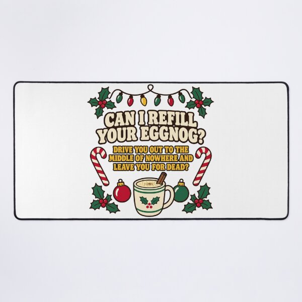 Item preview, Can I Refill Your Eggnog Christmas designed and sold by CerealBoxInk.