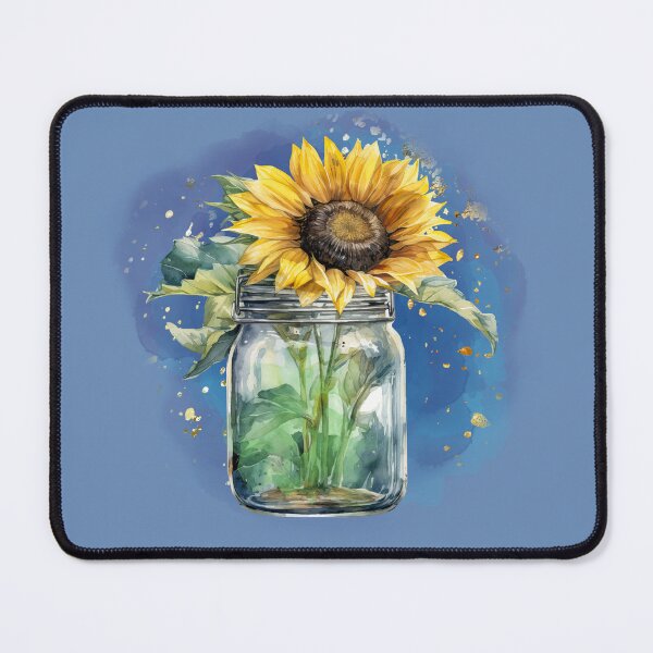Item preview, Sunflower in a Jar designed and sold by April Long Designs.