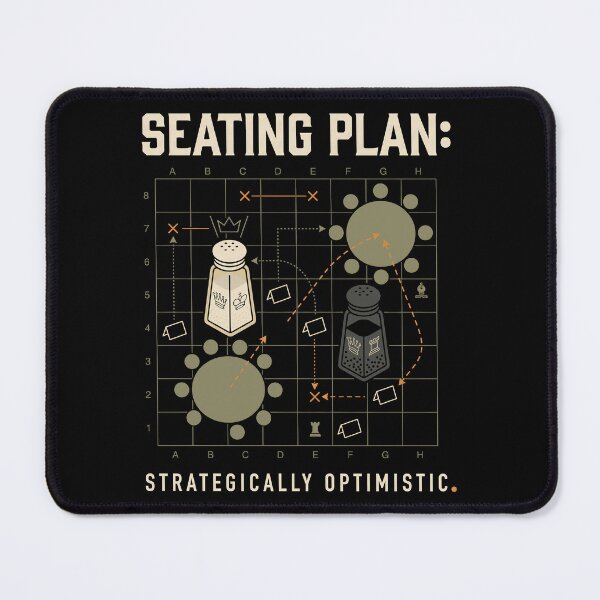 Item preview, Thanksgiving Seating Chart Strategist – Family Dinner Humor designed and sold by Uglyandcute.