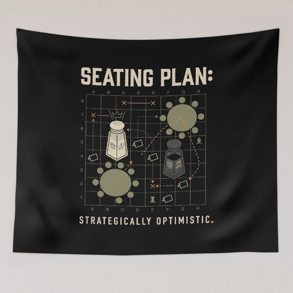 Item preview, Thanksgiving Seating Chart Strategist – Family Dinner Humor designed and sold by Uglyandcute.