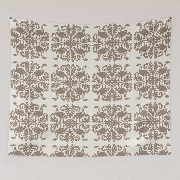 Item preview, Nene Hawaiian Goose Quilt Pattern with Ferns designed and sold by Small Kine Prints.