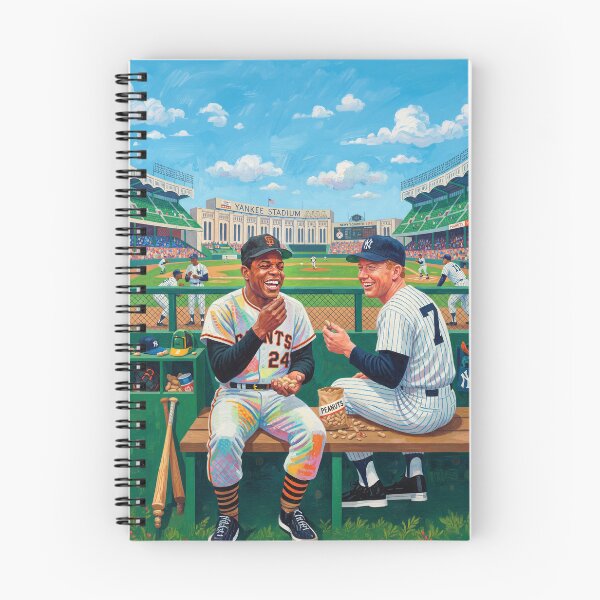 Item preview, Willie Mays Mickey Mantle Baseball Legends Pop Art designed and sold by Home Decor Art.