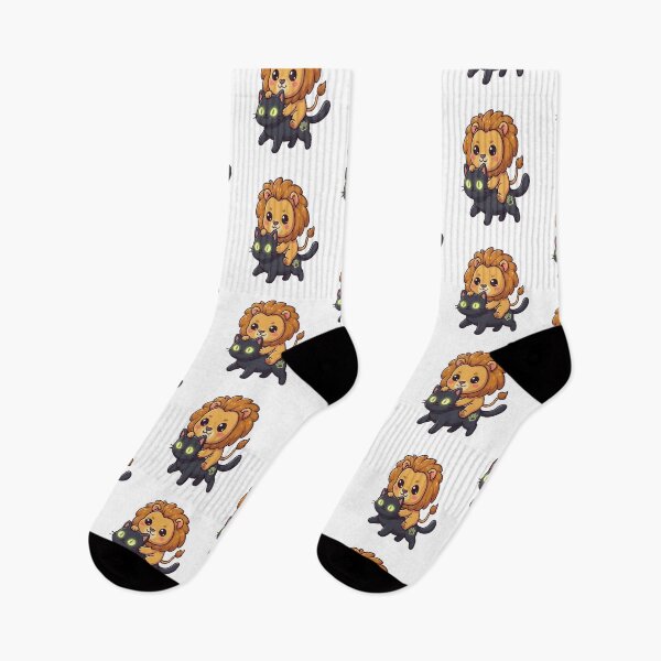 Item preview, Cute Lion Riding Black Cat designed and sold by Ella_Sketch.