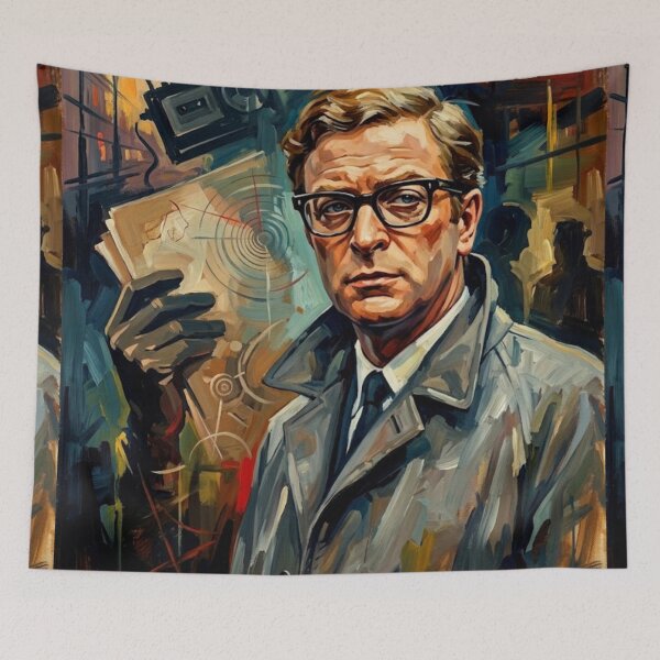 Item preview, The Ipcress File Spy Thriller Fine Art Tribute designed and sold by Art's Diner.