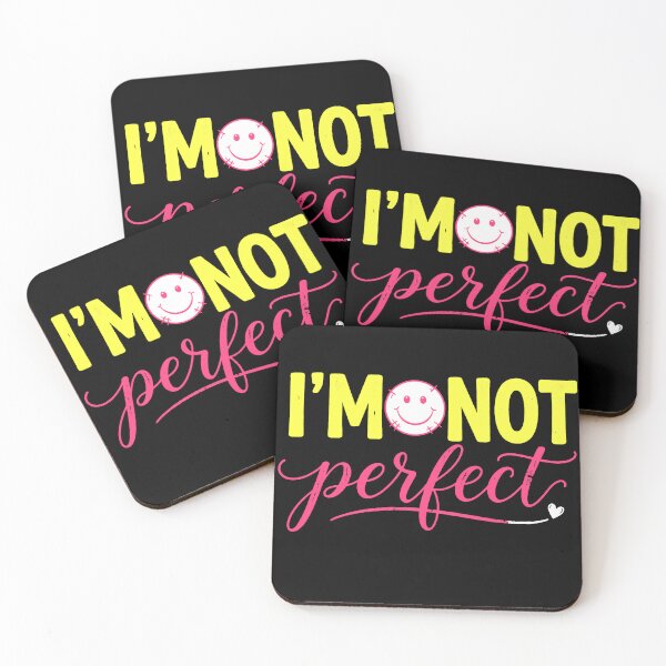 Item preview, I'm Not Perfect Happy Face T-Shirt Aesthetic Self-Love designed and sold by AstronautMerch.