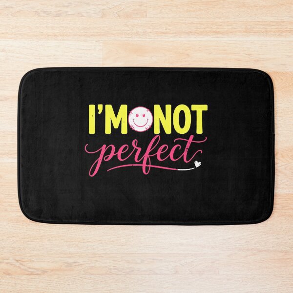 Item preview, I'm Not Perfect Happy Face T-Shirt Aesthetic Self-Love designed and sold by AstronautMerch.