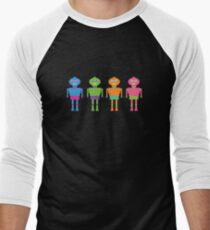 robots Men's Baseball ¾ T-Shirt