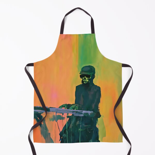 Item preview, Skeleton Musician Keyboard Synthesizer Painting Art designed and sold by Lunat1kk.