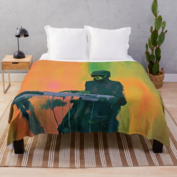 Item preview, Skeleton Musician Keyboard Synthesizer Painting Art designed and sold by Lunat1kk.