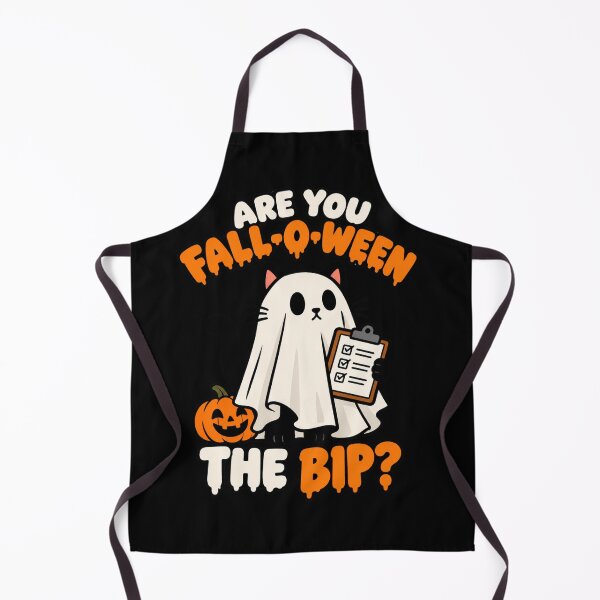 Item preview, Are You Fall-O-Ween The BIP Cute Ghost Cat Halloween ABA Therapist designed and sold by VibeOffline Studio.