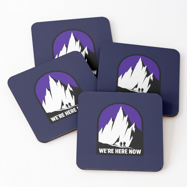 Item preview, We're Here Now, Mountains Trail designed and sold by MalwasBasket.
