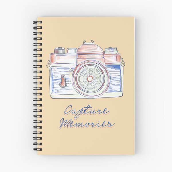 Aperçu de l'œuvre Cadeau Photographie Appareil Photo Rétro Capture Memories créée et vendue par INOKAD.